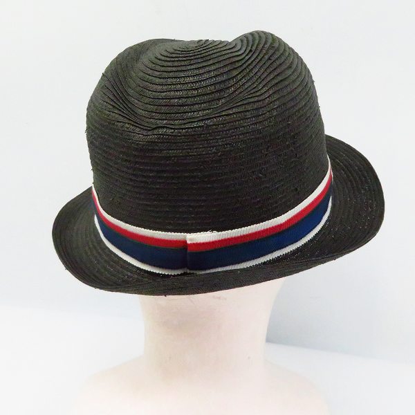 実際に弊社で買取させて頂いたLACOSTE/ラコステ 日本製 ストローハット /帽子 58cmの画像 3枚目