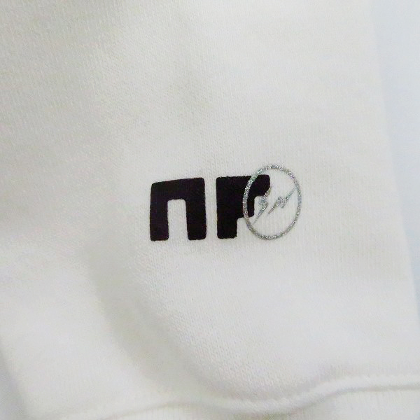 実際に弊社で買取させて頂いたFragment Design/フラグメント NFコラボ 19SS NFRGMT HOODIE パーカー Mの画像 6枚目