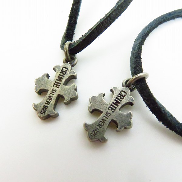 実際に弊社で買取させて頂いたCRIMIE/クライミー クロス トップ ネックレス 2点セットの画像 2枚目