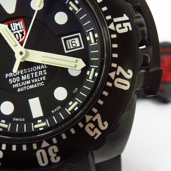 実際に弊社で買取させて頂いたLUMINOX/ルミノックス DEEP DIVE AUTOMATIC/ディープダイブ オートマチック 1500SERIES/Ref.1511 ウォッチ/腕時計の画像 4枚目