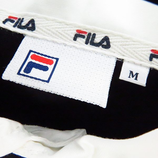 実際に弊社で買取させて頂いた【未使用】FILA/フィラ ラガーシャツ/長袖ポロシャツ Mの画像 2枚目