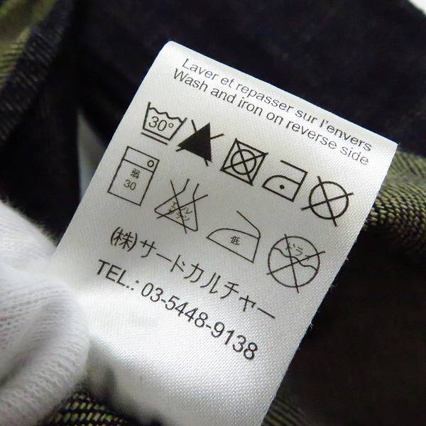 実際に弊社で買取させて頂いた【JPタグ】GIVENCHY/ジバンシー 比翼 インディゴデニムシャツ ジャケット14-1/2 37の画像 4枚目