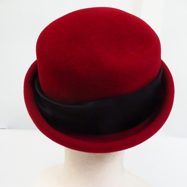 実際に弊社で買取させて頂いたCA4LA/カシラ  ラビットファー ハット SIN00208の画像 3枚目