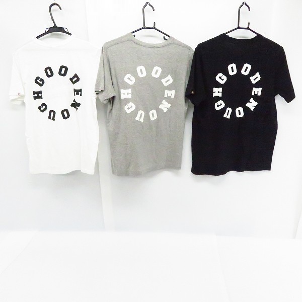 実際に弊社で買取させて頂いたGOODENOUGH/グッドイナフ カレッジロゴTシャツ 3点セットの画像 1枚目