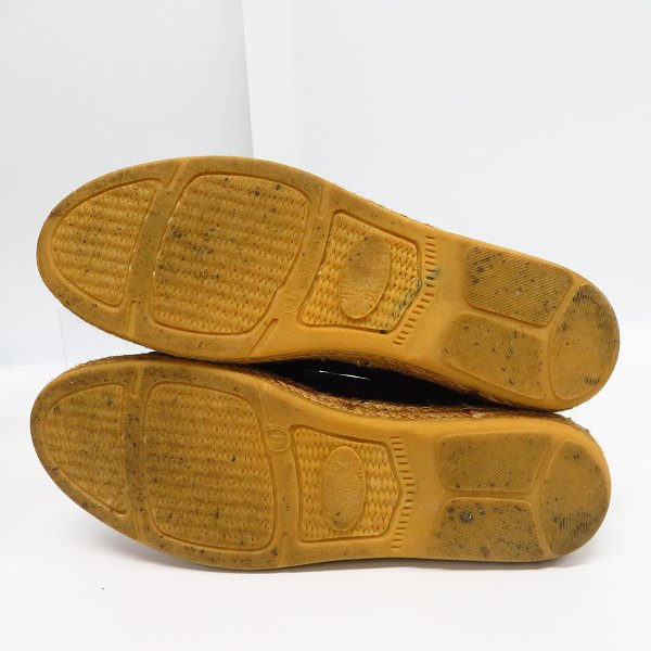 実際に弊社で買取させて頂いたGAIMO/ガイモ×EDIFICE ビッドローファーエスパドリーユ スリッポン/41の画像 2枚目