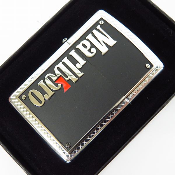 ZIPPO/ジッポー Marlboro/マルボロ ロゴ メタルプレート 2006年製の