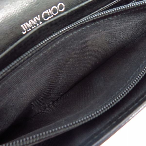 実際に弊社で買取させて頂いたJIMMY CHOO/ジミーチュウ NINO スタースタッズ レザー長財布の画像 5枚目