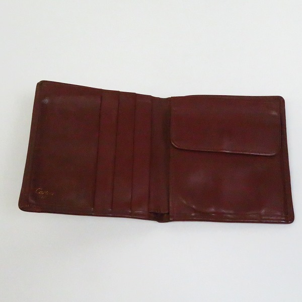 実際に弊社で買取させて頂いたCartier/カルティエ 二つ折り財布/ウォレットの画像 2枚目