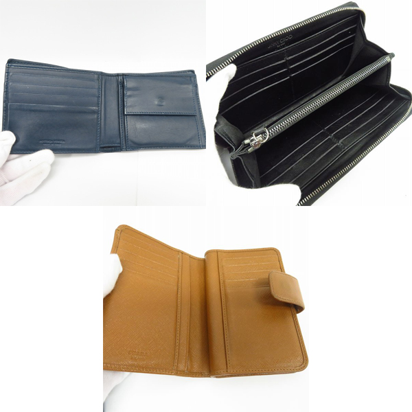 実際に弊社で買取させて頂いたボッテガヴェネタ/プラダ/ジミーチュウ 財布 3点セットの画像 3枚目