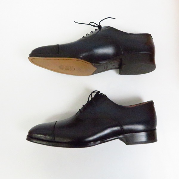 実際に弊社で買取させて頂いた浅草鞆ゑ/アサクサトモエ ストレートチップビジネスシューズ TE103/26 シューツリー付きの画像 3枚目