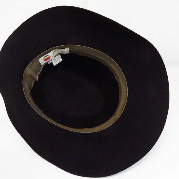 実際に弊社で買取させて頂いたCA4LA/カシラ レディース ラビットファー ハット JUN01471の画像 4枚目