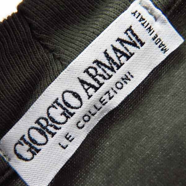 実際に弊社で買取させて頂いたGIORGIO ARMANI/ジョルジオアルマーニ イタリア製 ロゴプリントモックネック半袖Tシャツ Mの画像 2枚目