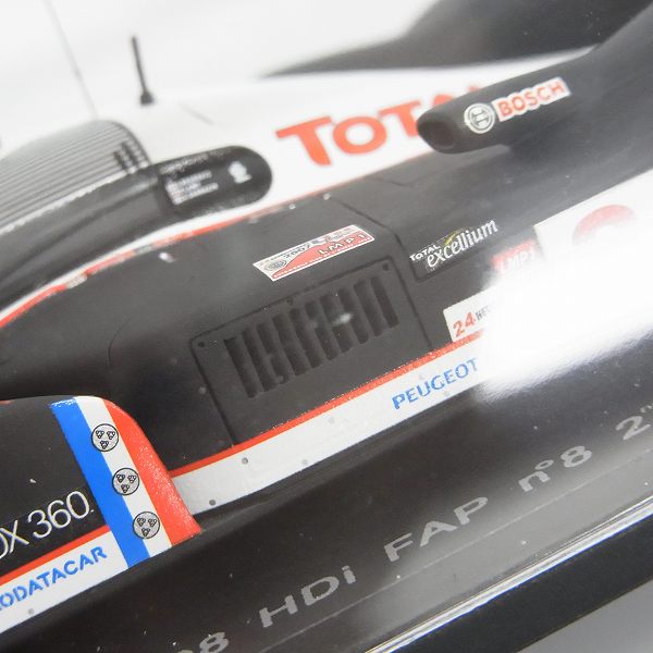 実際に弊社で買取させて頂いたSpark/スパーク 1/43 Peugeot/プジョー908 HDi FAP n°8 2 LM 2007/Concept car 908/ #8 #908 ミニカー 2点セットの画像 5枚目