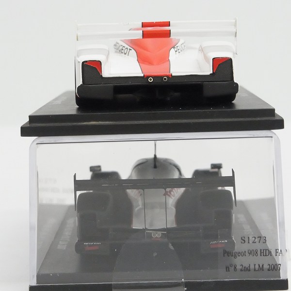 実際に弊社で買取させて頂いたSpark/スパーク 1/43 Peugeot/プジョー908 HDi FAP n°8 2 LM 2007/Concept car 908/ #8 #908 ミニカー 2点セットの画像 3枚目