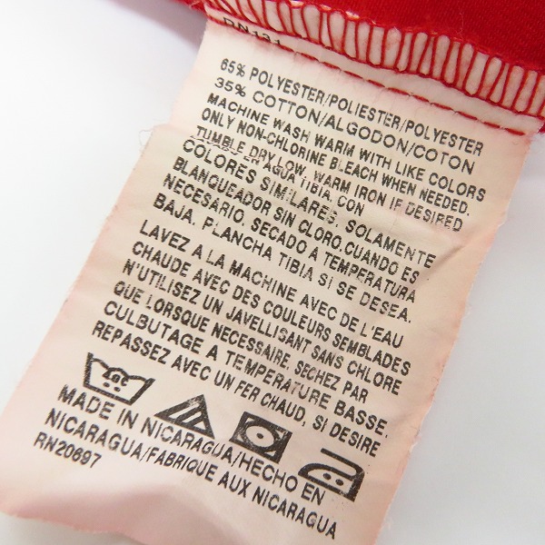 実際に弊社で買取させて頂いたDickies/ディッキーズ 半袖ワークシャツ レッド/ブラック RN20697 2点セット/Lの画像 3枚目