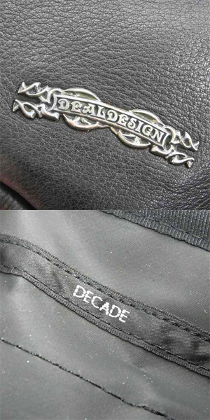 実際に弊社で買取させて頂いたDEAL DESIGN× DECADE/ディールデザイン×ディケイド レザーコンビ リュック/バックパックの画像 5枚目