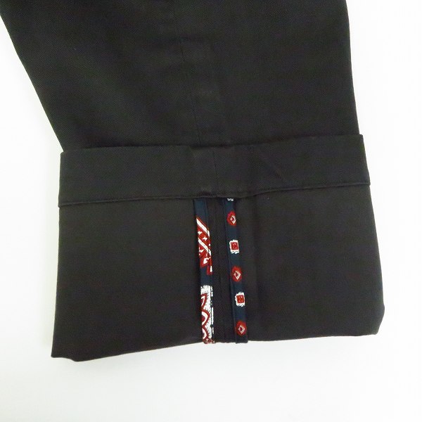 実際に弊社で買取させて頂いた【未使用】HEAD PORTER PLUS/ヘッドポータープラス ペイズリー柄 切替チノパンツ/Lの画像 6枚目