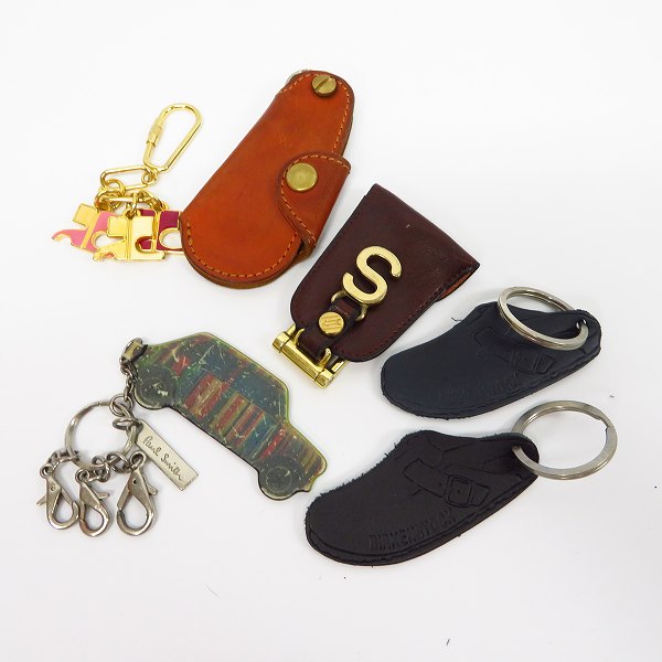 実際に弊社で買取させて頂いたポールスミス/クレージュ/アジリティ/ビルケンシュトック他 靴べら/キーリング/チャーム 6点セット