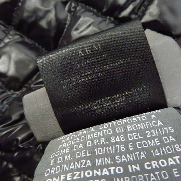 実際に弊社で買取させて頂いたAKM×DUVETICA/エーケーエム×デュベティカ Wライダース ダウンジャケット AD006/XLの画像 4枚目
