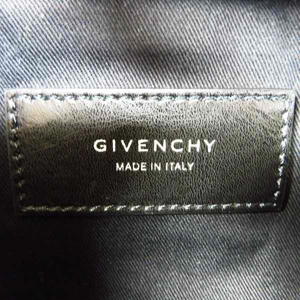 実際に弊社で買取させて頂いたGIVENCHY/ジバンシィ 19SS ロゴプレート レザー ボディバッグ/バムバッグの画像 4枚目