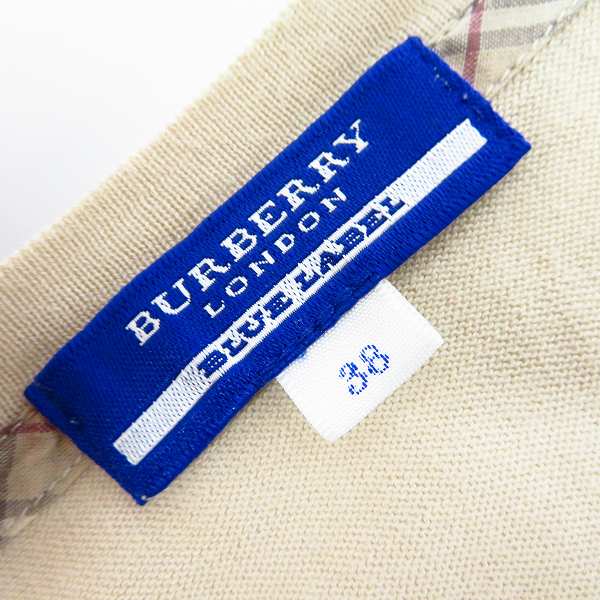 実際に弊社で買取させて頂いたBURBERRY LONDON BLUE LABE/バーバリーロンドン　ブルーレーベル カーディガン 38の画像 2枚目