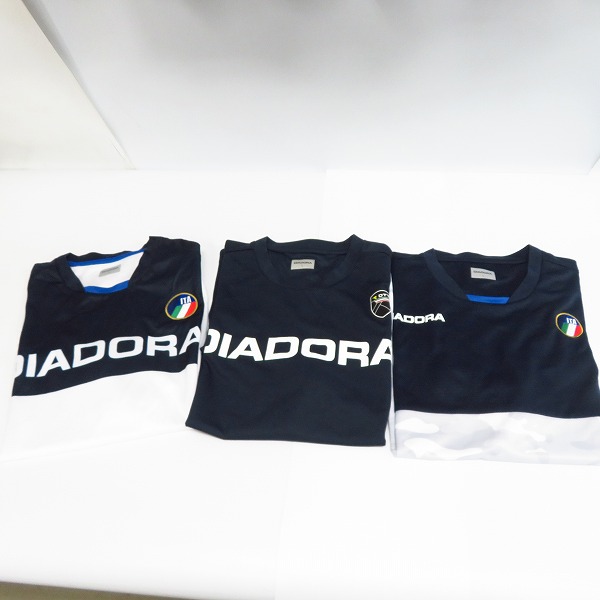 実際に弊社で買取させて頂いた【おまとめ/10点↑】DIADORA/ディアドラ スポーツウェア/ロゴプリント トップス M/Lの画像 3枚目