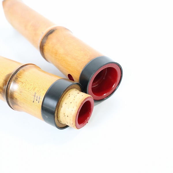 実際に弊社で買取させて頂いた尺八 胡蝶 銘 約40cm 琴古流 尺八 和楽器の画像 6枚目