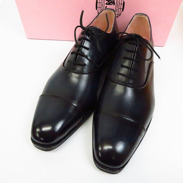 実際に弊社で買取させて頂いた浅草鞆ゑ/アサクサトモエ ストレートチップビジネスシューズ TE103/26 シューツリー付きの画像 0枚目