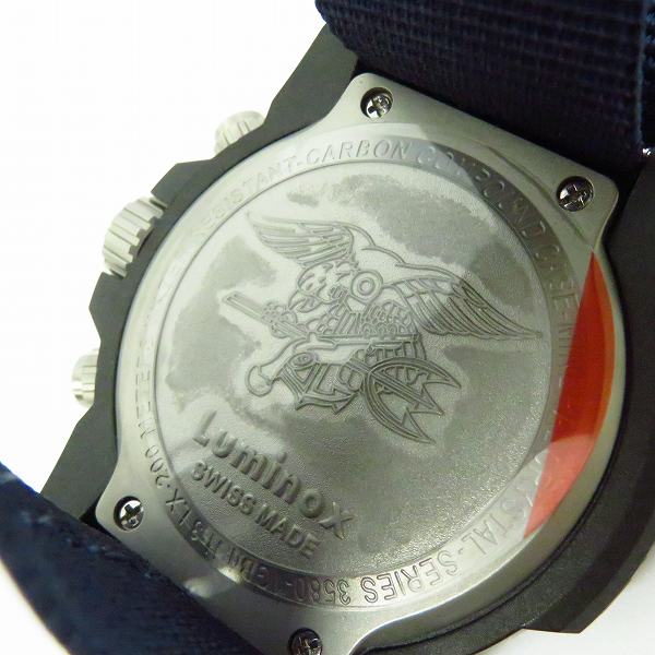 実際に弊社で買取させて頂いたLUMINOX/ルミノックス NAVY SEAL CHRONOGRAPH 3580 SERIES/ネイビーシール クロノグラフ クォーツ/ウォッチ Ref.3583の画像 3枚目