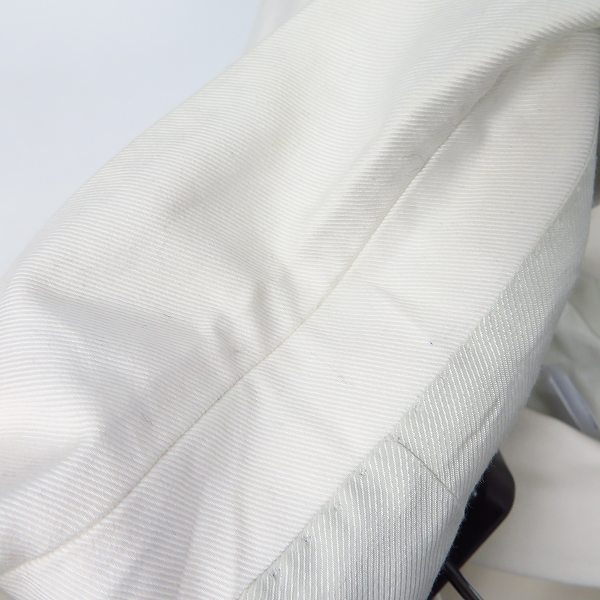 実際に弊社で買取させて頂いたDRIES VAN NOTEN/ドリス ヴァンノッテン コットン地 ロングコート ホワイト Size：50の画像 4枚目