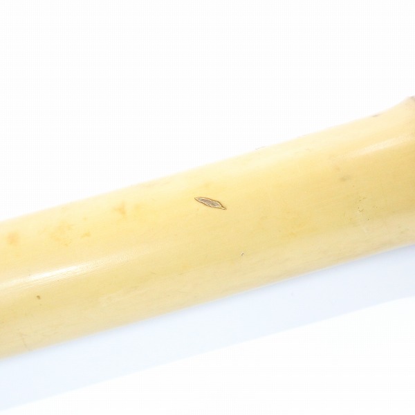 実際に弊社で買取させて頂いた尺八 琴古流 尺八 和楽器 銀三線 藤巻 約57.5cm 補修有りの画像 7枚目