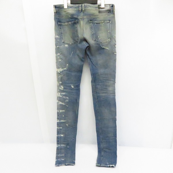 実際に弊社で買取させて頂いたDIESEL BLACK GOLD/ディーゼルブラックゴールド ボタンフライ クラッシュ加工 デニムパンツ/30の画像 1枚目