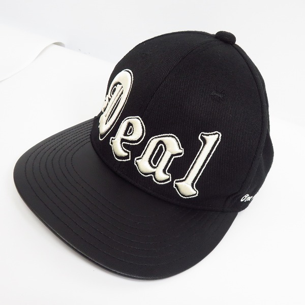 実際に弊社で買取させて頂いたDEAL DESIGN/ディールデザイン ロゴ キャップ/スナップバック