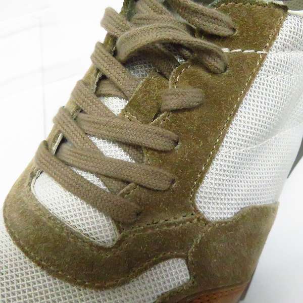 実際に弊社で買取させて頂いたGIORGIO ARMANI/ジョルジオアルマーニ スウェードレザー スニーカー/シューズ X2X037/6の画像 7枚目