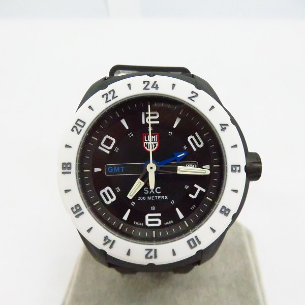 実際に弊社で買取させて頂いた【未使用】LUMINOX/ルミノックス SXC PC CARBON GMT 5020 SERIES/PCカーボン クォーツ/腕時計/ウォッチ Ref.5027 XS