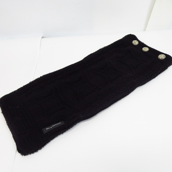 実際に弊社で買取させて頂いたDEAL DESIGN/ディールデザイン シルバーコンチョ クロスピンドル マフラー/ネックウォーマーの画像 5枚目