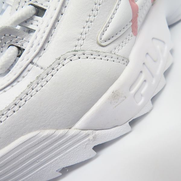 実際に弊社で買取させて頂いた【未使用】 FILA/フィラ DISRUPTOR2 WHITE/ディスラプター2 ホワイト 5FM00403-140/23.5の画像 6枚目
