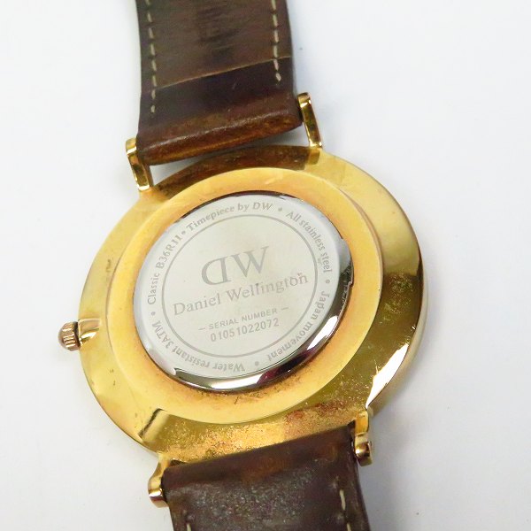 実際に弊社で買取させて頂いたDaniel Wellington/ダニエルウェリントン レザーベルト クォーツ/腕時計/ウォッチ B36R11の画像 3枚目