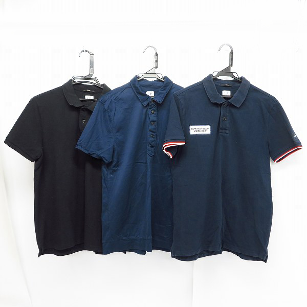実際に弊社で買取させて頂いたC.P.COMPANY/シーピーカンパニー 半袖 ポロシャツ/M L 3点セット