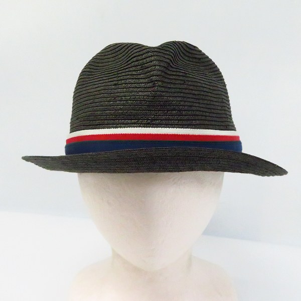 実際に弊社で買取させて頂いたLACOSTE/ラコステ 日本製 ストローハット /帽子 58cmの画像 1枚目