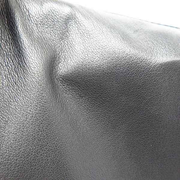 実際に弊社で買取させて頂いたDIESEL BLACK GOLD/ディーゼルブラックゴールド ラムレザー シングルライダースジャケット/ブルゾン/40の画像 7枚目