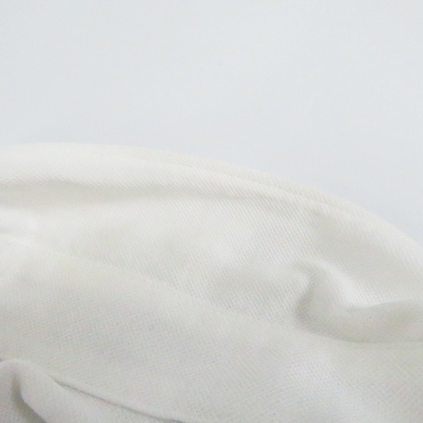 実際に弊社で買取させて頂いたLACOSTE/ラコステ 胸ロゴ 半袖ポロシャツ ホワイト 6の画像 4枚目