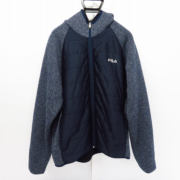 実際に弊社で買取させて頂いたFILA/フィラ 中綿×フリース ジップアップブルゾン LL