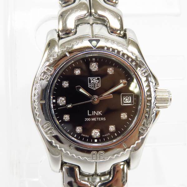 実際に弊社で買取させて頂いたTAG HEUER/タグホイヤー LINK/リング ダイヤ レディースウォッチ/腕時計 WT141R【動作未確認】