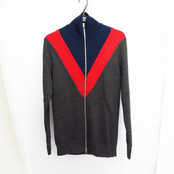 実際に弊社で買取させて頂いたDIESEL BLACK GOLD/ディーゼル ウール混 ジップアップハイゲージニット/S