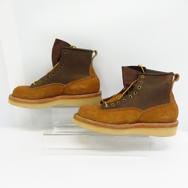 実際に弊社で買取させて頂いたWHITE'S BOOTS/ホワイツブーツ 町田のカントリー別注 レザー切替ブーツ/350BNWCL TT06/8.5Eの画像 3枚目