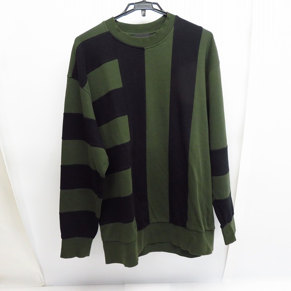 実際に弊社で買取させて頂いたDIESEL BLACK GOLD/ディーゼルブラックゴールド マルチライン スウェットトレーナー/L
