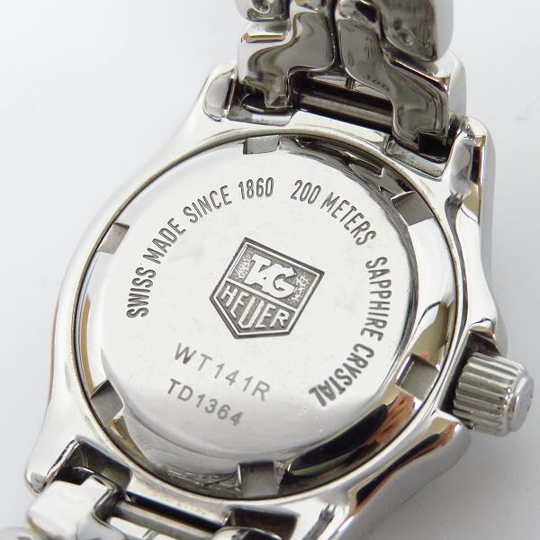 実際に弊社で買取させて頂いたTAG HEUER/タグホイヤー LINK/リング ダイヤ レディースウォッチ/腕時計 WT141R【動作未確認】の画像 3枚目