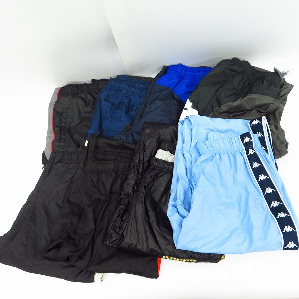 実際に弊社で買取させて頂いたKappa/カッパ プラクティスパンツ/トレーニングジャージ/ピステパンツ 8点セット