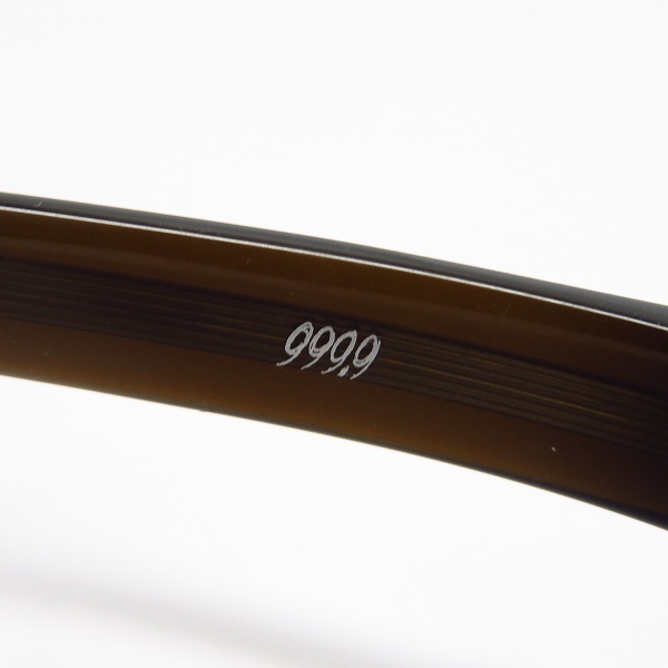 実際に弊社で買取させて頂いた999.9/フォーナインズ 眼鏡/メガネフレーム ウェリントン/フルリム NP-91の画像 5枚目